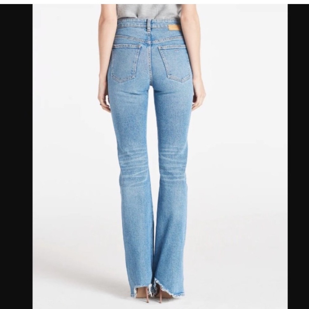 CQY Wes‎ Flares in Dream Size 27 Bootcut Jeans Distressed Hem - Picture 3 of 11